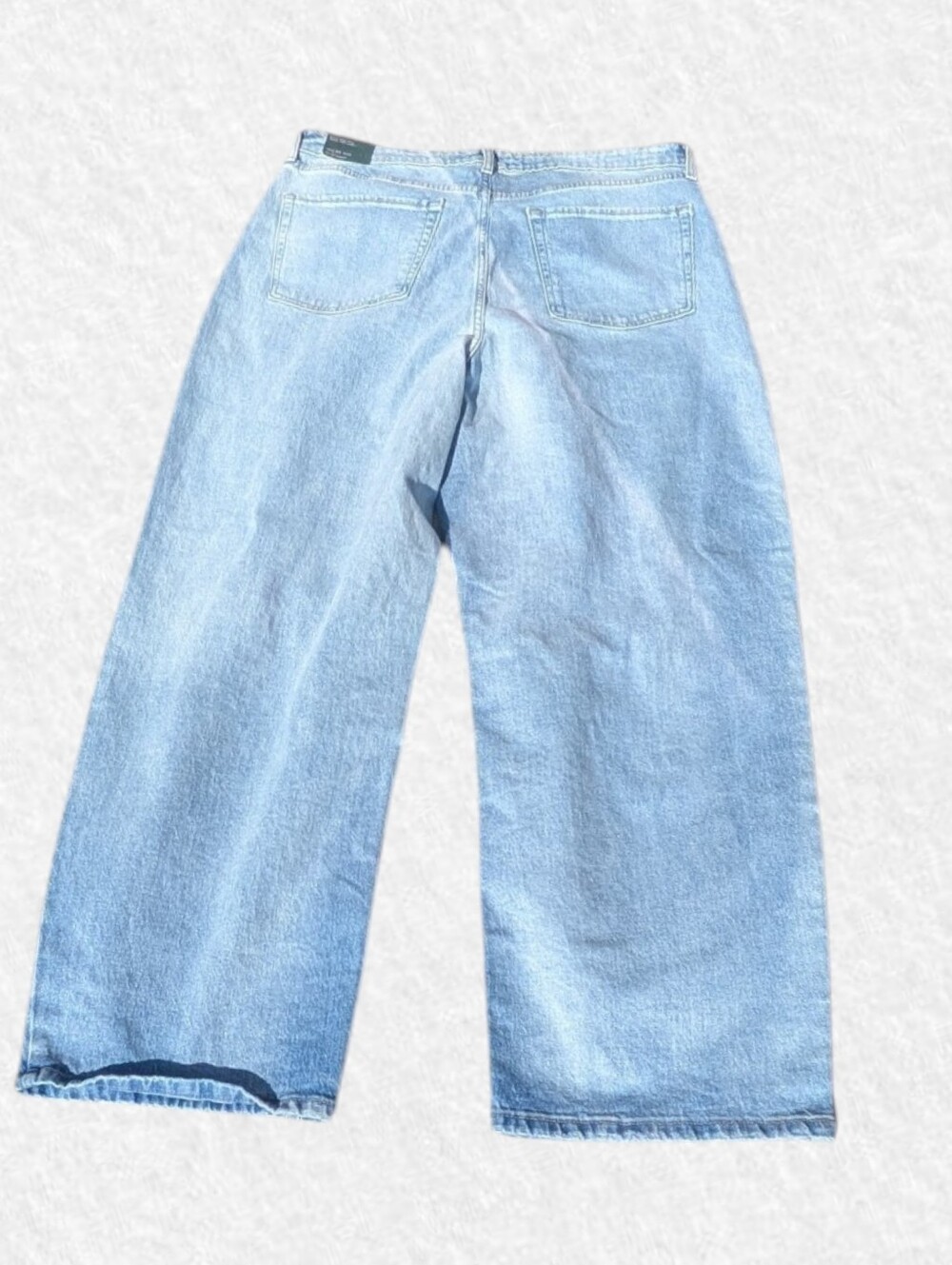 Wild Fable NEW Plus Size 18: Light Blue High-Rise Distressed Wide-Leg Jean-Women - Picture 3 of 8
